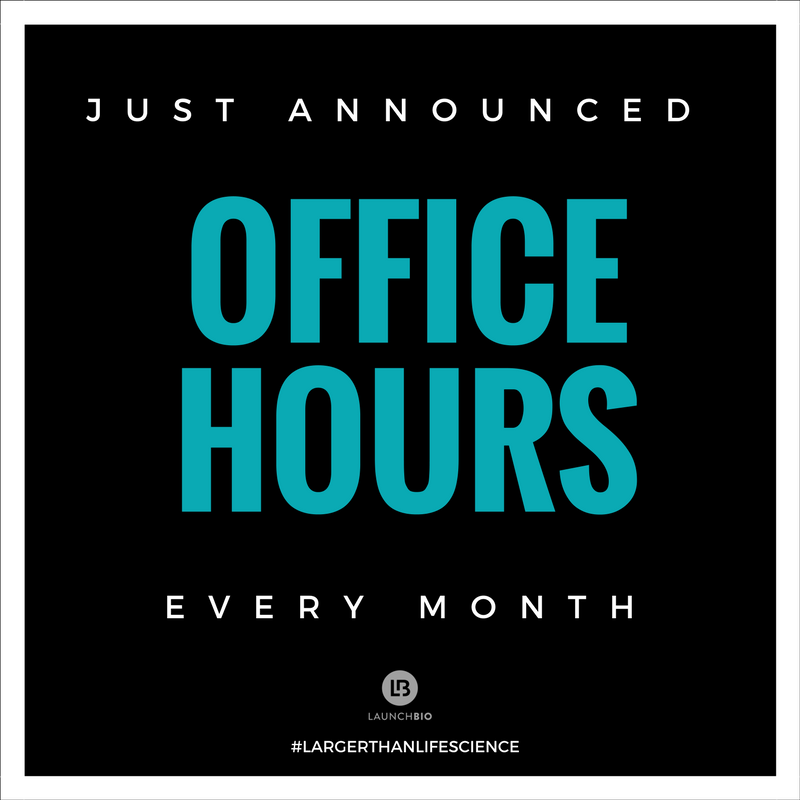 LaunchBio's tweet photo. JUST ANNOUNCED:  Office Hours at #LargerThanLifeScience! Sign up for a free-of-charge consultation with experts from @MichaelBestLaw @CreoInc #CSCLeasing @ClearSketch https://t.co/RAv6NegVbR  #biotech #startups https://t.co/CnWfnjJ1lY