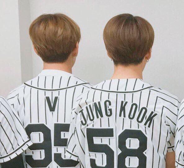 They grew up so well! Look at my sons' shoulders! #taekookNowAndThen  #taekook