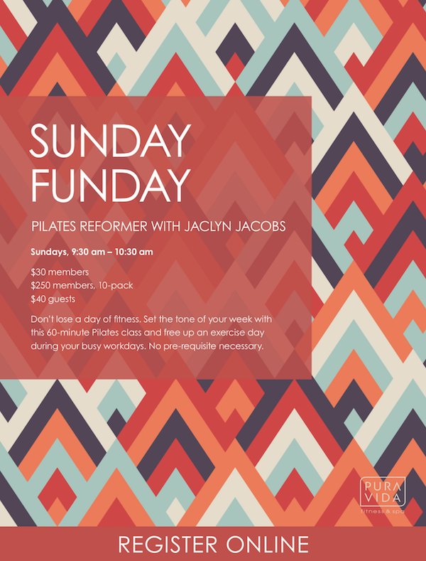 You know at #PuraVidaClub we never skip a day of fitness, spend your #SundayFunday with us!