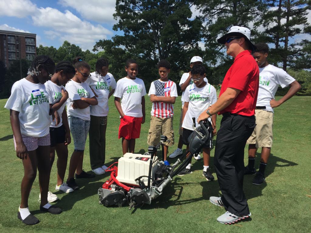 TheToroCompany's tweet photo. Proud to be the preferred equipment &amp; irrigation provider for @TheFirstTee since the very beginning. You can help give a young person the gift of golf: https://t.co/rCjPaAkZJA #Torogives https://t.co/MrgxqtSimx