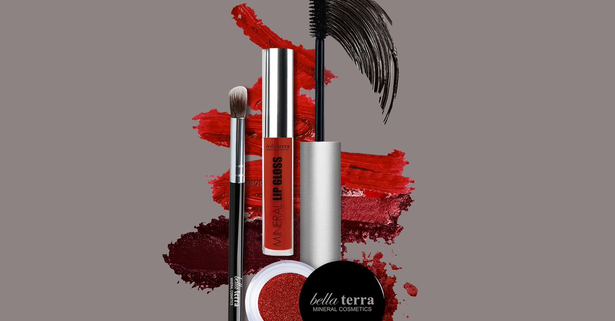 "When in doubt, wear RED" - Bill Blass  bellaterracosmetics.com