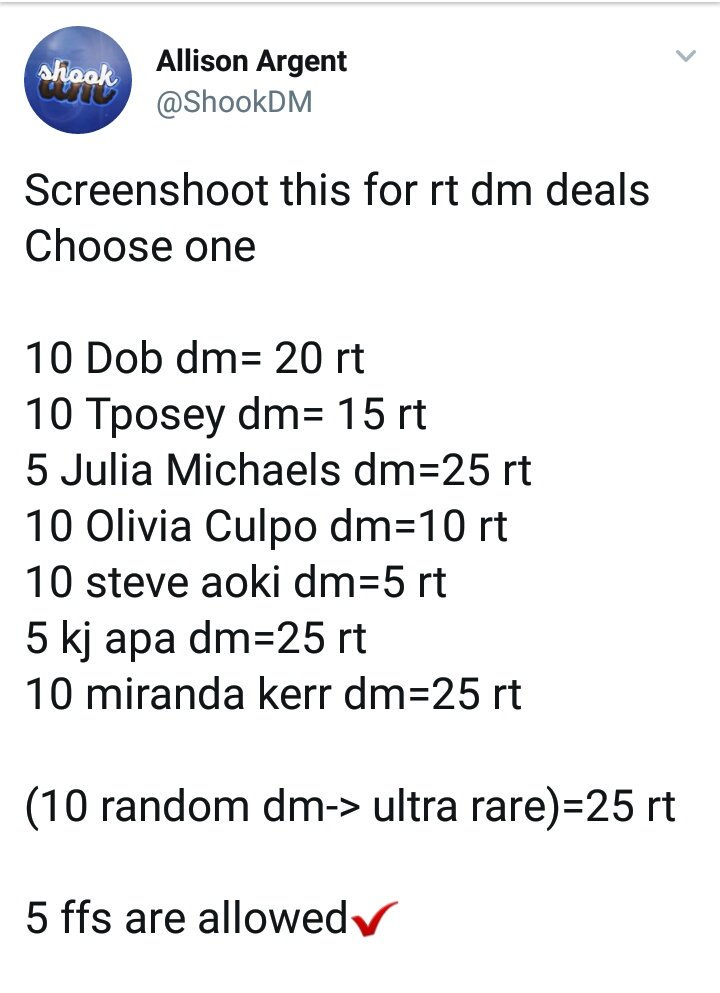 Bunny_Malik_'s tweet image. Steve Aoki dm= 5 RT
@ShookDM