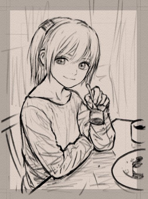 12月20日は神村千夏誕生日。
ちかたん!
時間がないのでこれだけ。
千夏は先にショートヘアを描いています。ふさふさはポン付け。 