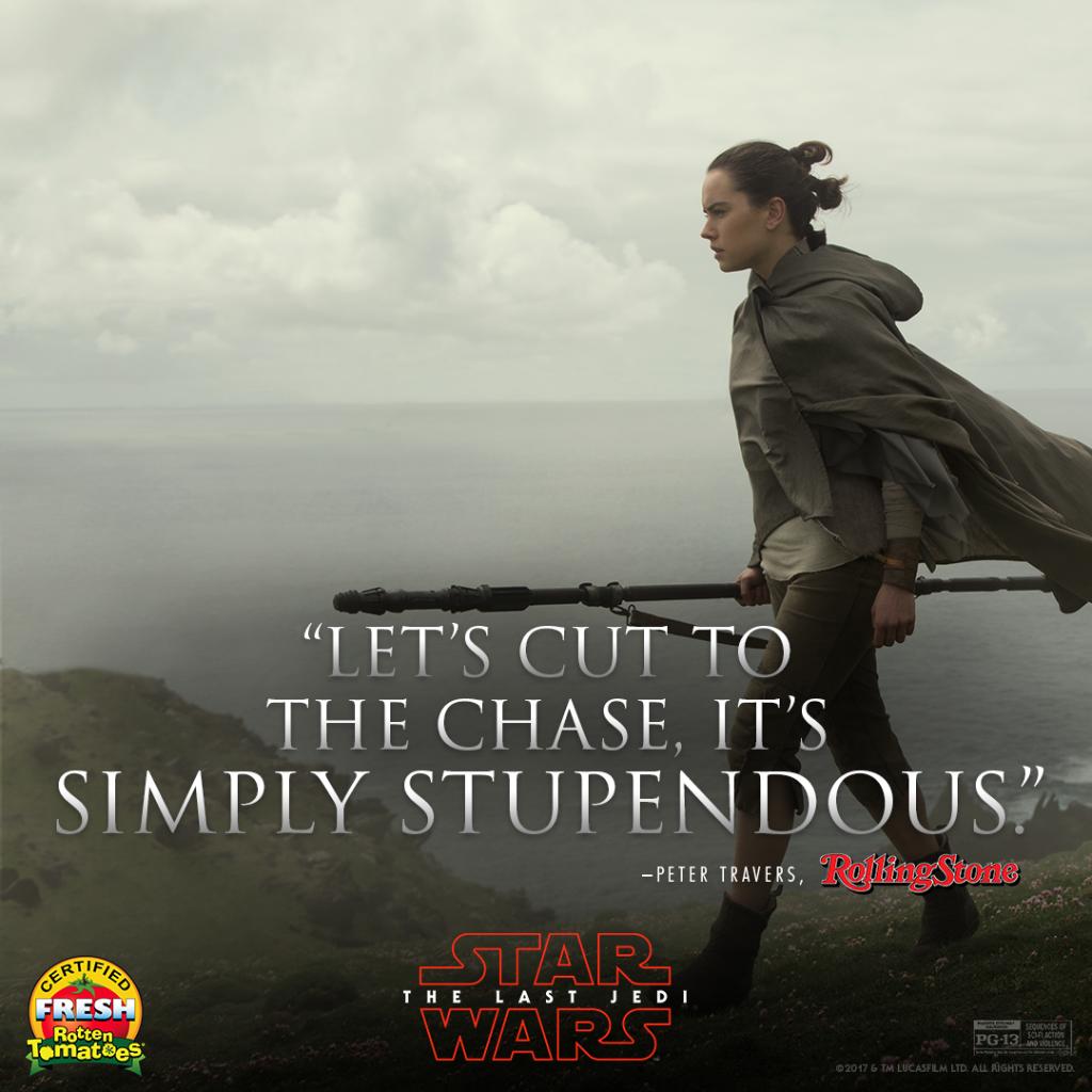 The saga continues. #TheLastJedi
Tickets: fandango.com/lastjedi