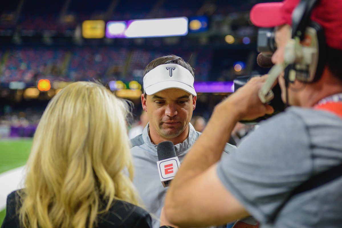 TroyTrojansFB's tweet photo. Troy’s victory over North Texas in the @NewOrleansBowl was the most-watched bowl game Saturday on ESPN with 1.327 million viewers.

#RTW https://t.co/aDlBHhDN72