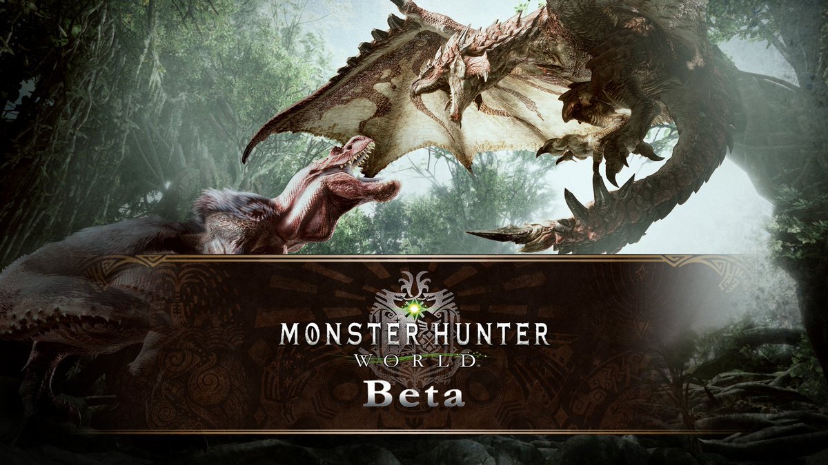 monsterhunter's tweet photo. You can now preload the #MHWorld Beta on the PlayStation Store!

🇺🇸 https://t.co/daK94b6opO 
🇬🇧 https://t.co/69XKqfVrE9 https://t.co/YvcIbYHvZZ