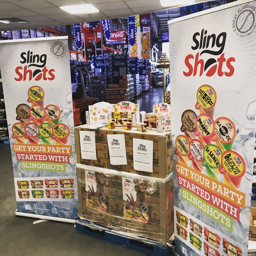 We’re getting your parties started with #slingshots 🎉🎉 #xmas #promo #promotions #shots #drinks #party #nye #partyseason #partystarter #tradedays