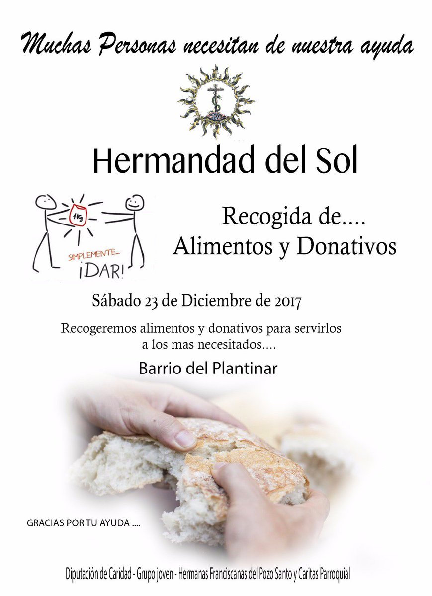 CARAVANA SOLIDARIA DE NAVIDAD.

🗓 Sábado 23 de Diciembre

🕛 11:00

📍 Barrio del Plantinar