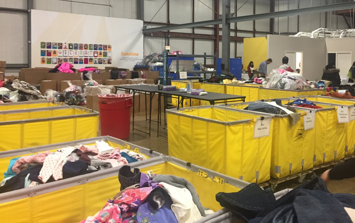 ReeseTeachLS's tweet photo. Had fun this morning sorting bins of clothing with our @WolcottSchool seniors. #qualitycontrol #service #wolcottway https://t.co/VhGYyAgRKQ