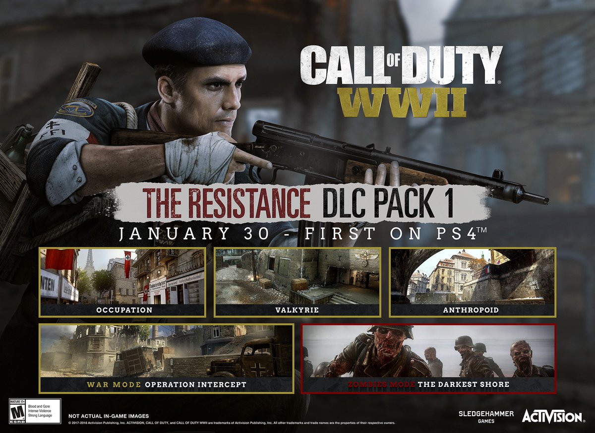 Call of Duty: WWII The Resistance DLC