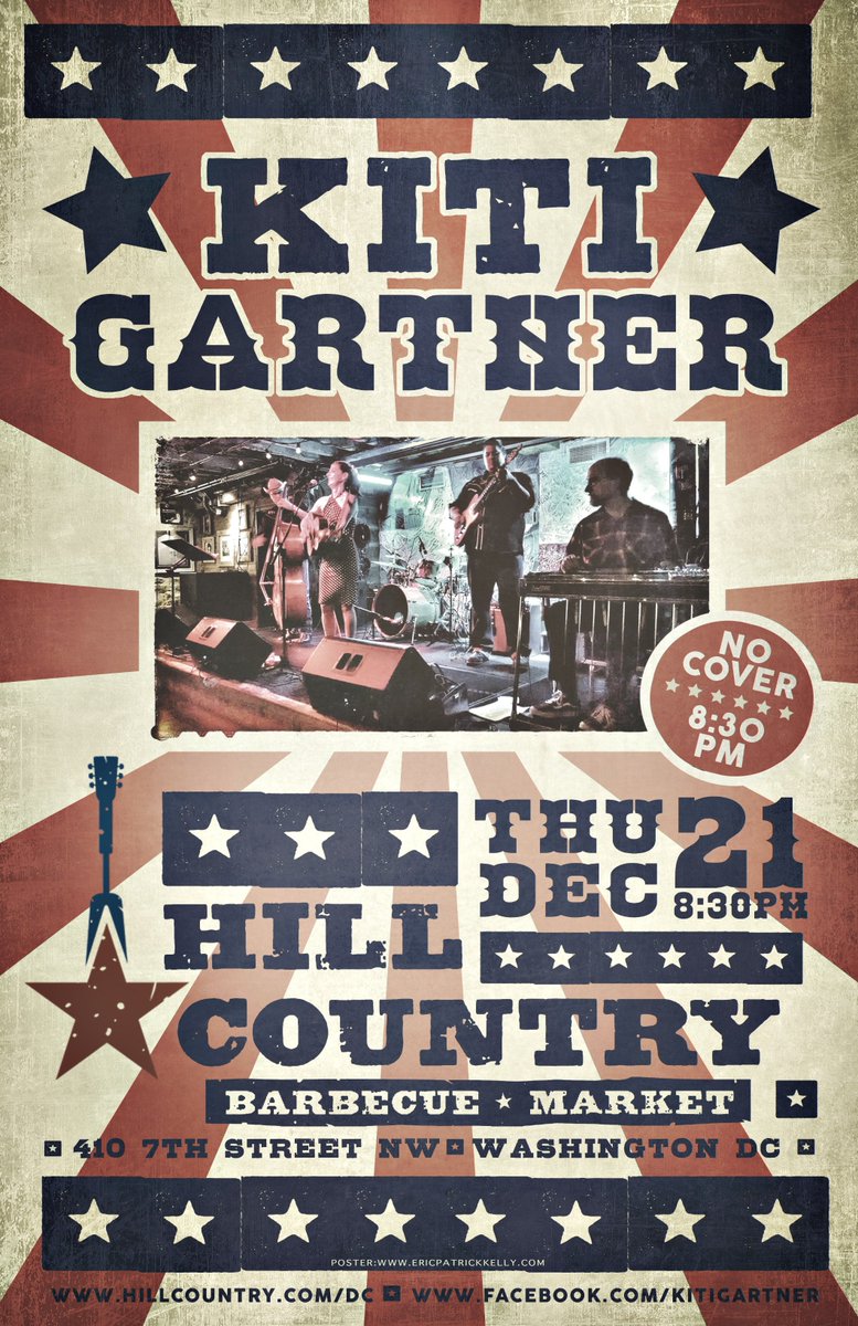 Thursday night! We'll be kickstartin' the fun in the best boot bar in town!
<a href="/HillCountryWDC/">Hill Country DC</a> 7th/D 8:30 ~ no cover
#rockabilly #honkytonk #santababy