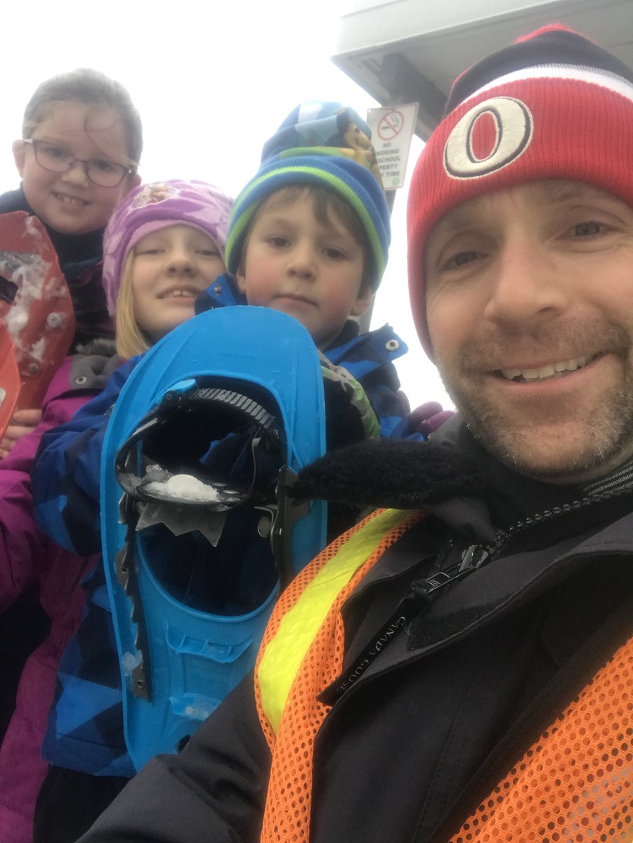 prattmath's tweet photo. Snow Shoeing at MGS today! https://t.co/poFeUq1QvI