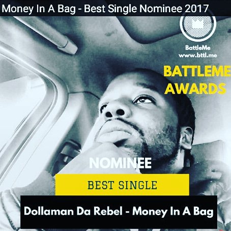 da_dollaman's tweet photo. D.D R. Has been nominated for Best  Single of 2017 on Battle Me  @battleme_official 
#BattleMeAwards #awards2017 #bestsingle2017 #bestcollab2017
#DDR #BootedOutMusic # BBS https://t.co/RgTlSGZNO7
