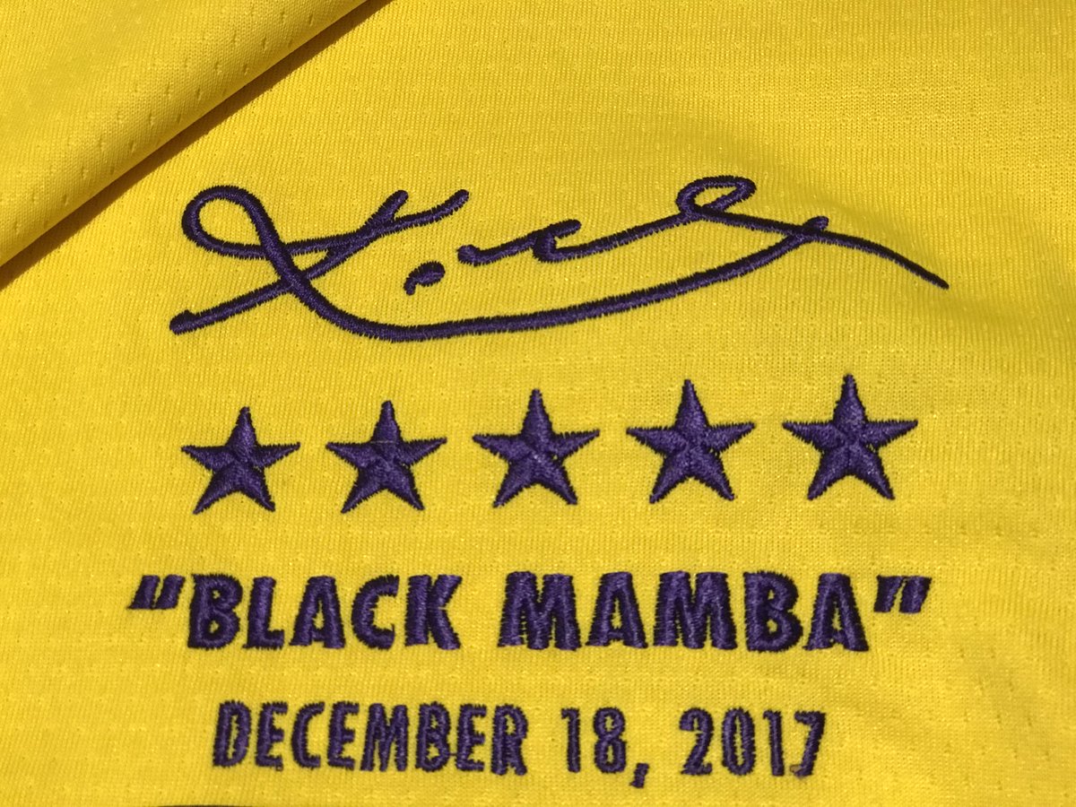 black mamba december 18 2017 jersey