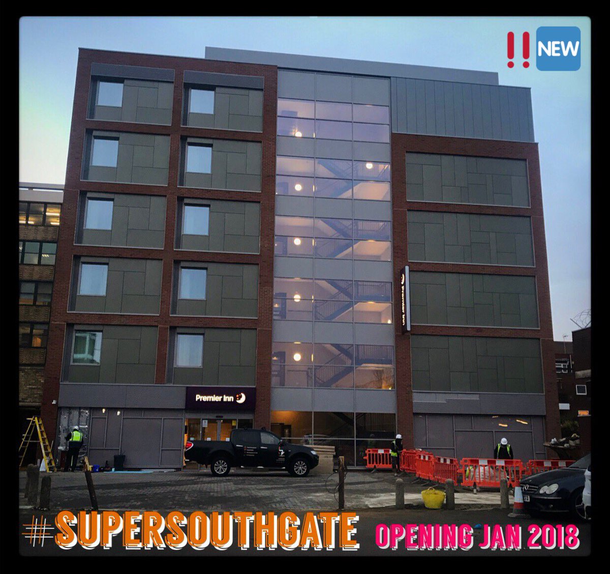 London Southgate Premier Inn is scaffolding free and looking great!😍 Almost there 👌🏼<a href="/brunner79/">Alexandra Brunner</a> <a href="/clairejd108/">Claire Dillon</a> <a href="/Marco_Depadepa/">Marco De Pasquale</a> @JamesRider_PI <a href="/SDEBDD/">simon ewins</a> <a href="/CluettEmma/">Emma Cluett</a> <a href="/PIhubOpenings/">PI&R New Openings</a> #supersouthgate