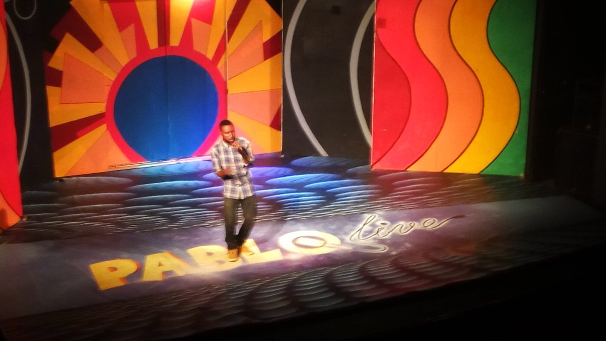 SMasanga256's tweet photo. KATABAZI at #PabloLiveReloaded #Happinessiskillingme show #TangazaArtCenter @PillPowerUg https://t.co/LDSIqA9gkG