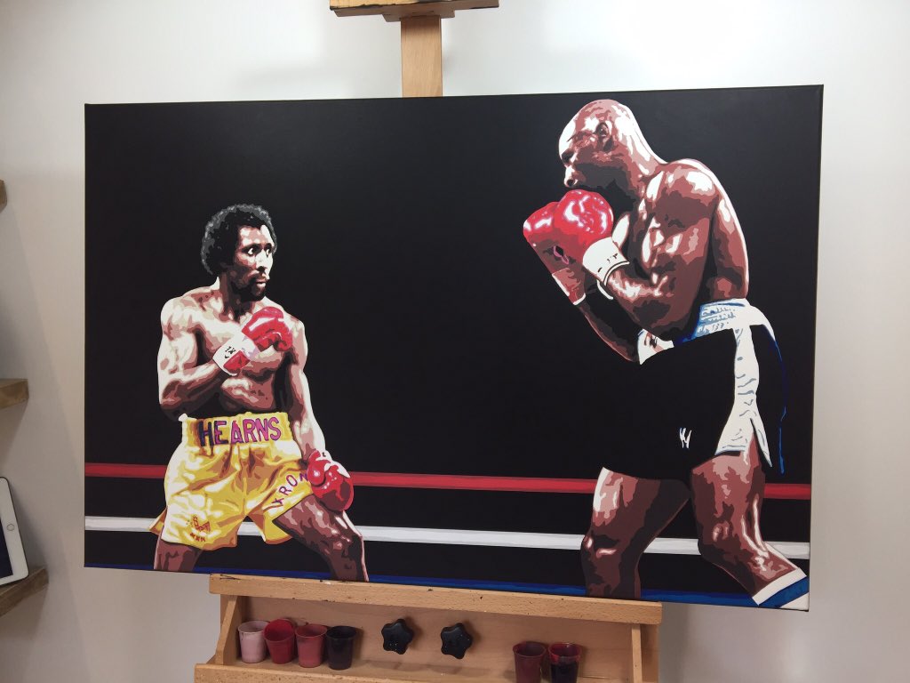 BIG CHRISTMAS GIVEAWAY!
For your chance to win this 3x2ft limited edition canvas print of my painting 'Fight of the Century' 

- Follow <a href="/RossBainesArt/">Ross Baines Art</a> 
- Retweet this post

One lucky winner will be chosen on Christmas Eve.
Good luck and Merry Christmas!