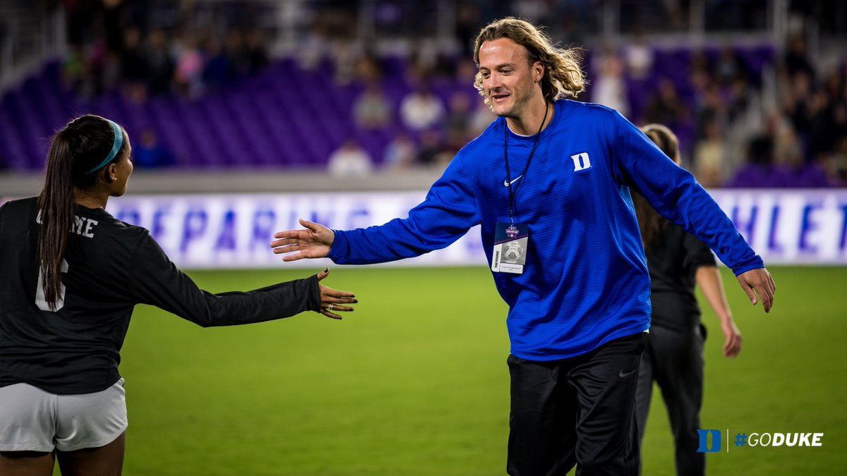 DukeWSOC's tweet photo. The best coaches in the country reside right here in Durham. 

Congrats to our 🔵😈⚽️ staff for being named the @UnitedCoaches National Staff of the Year!

📰: https://t.co/nY9FAusL1p

#GoDuke https://t.co/15lua4PjdM