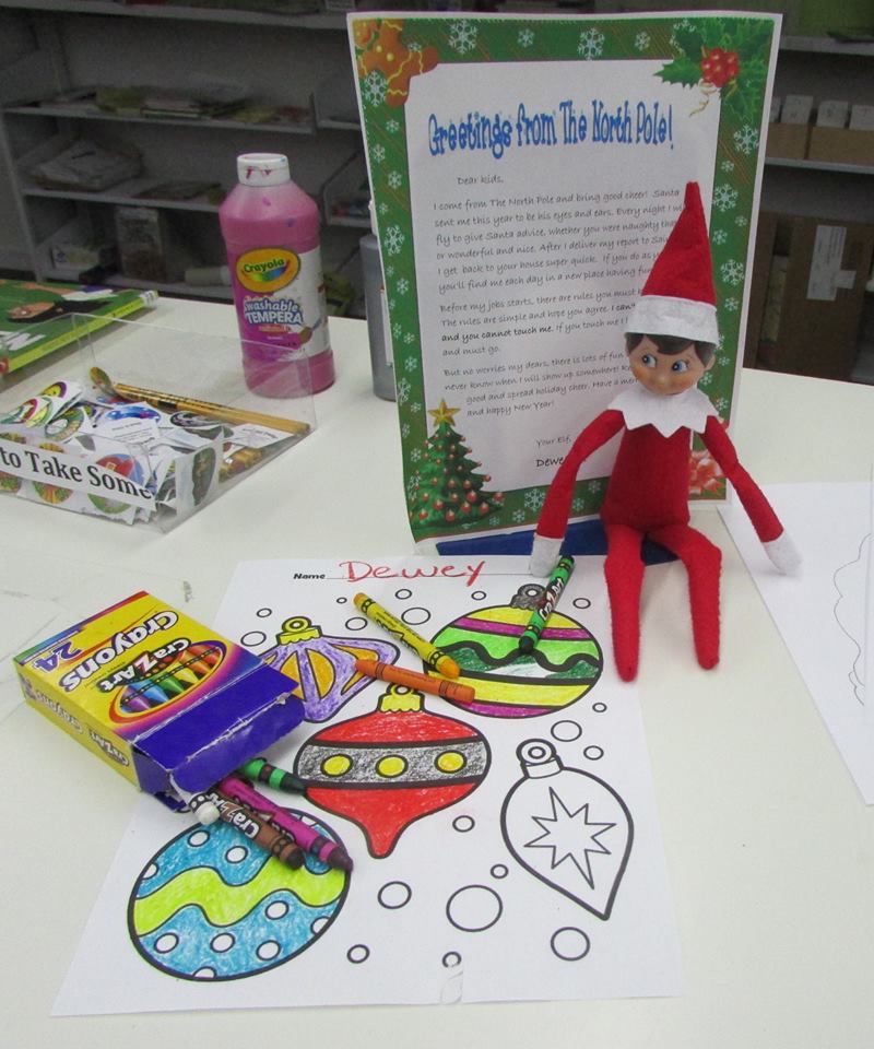 Day #14: Coloring Contest with Dewey!