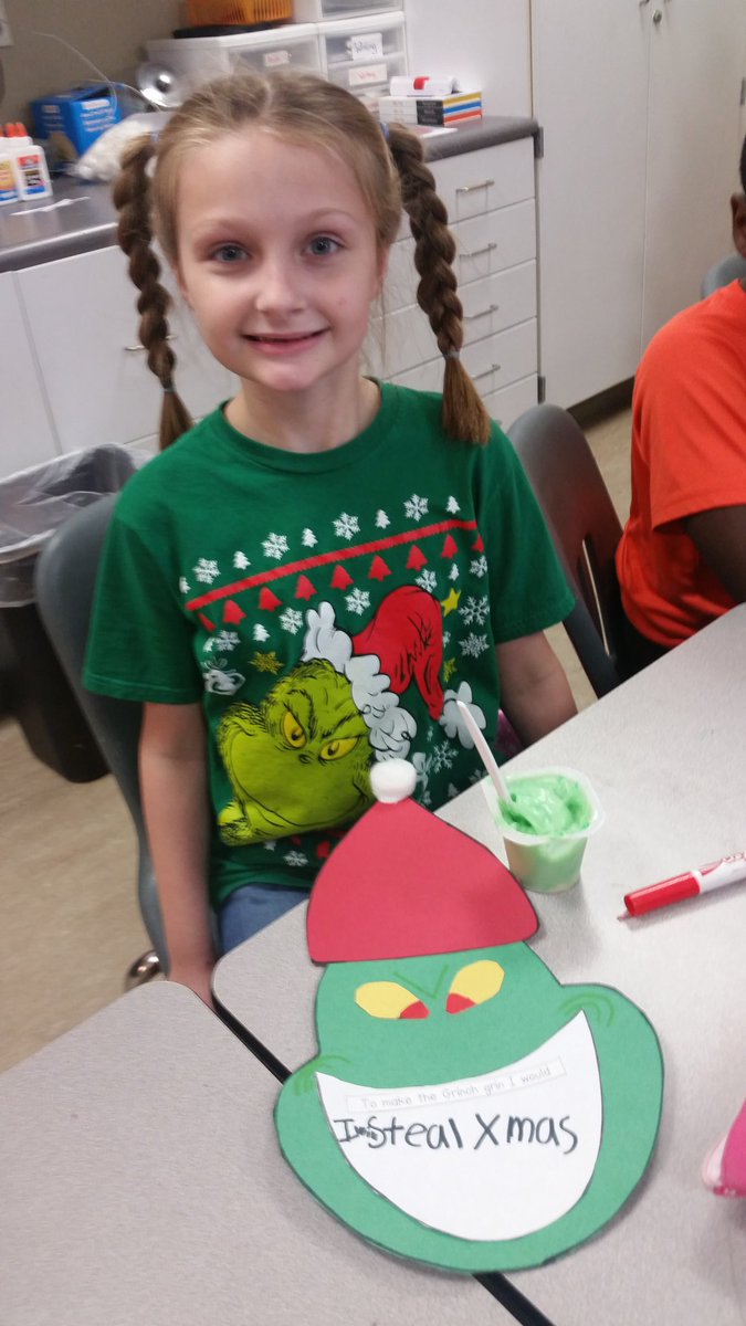 How the Grinch Stole Christmas with Grinch pudding and activities <a href="/CrosbyElem/">Crosby Elementary</a>