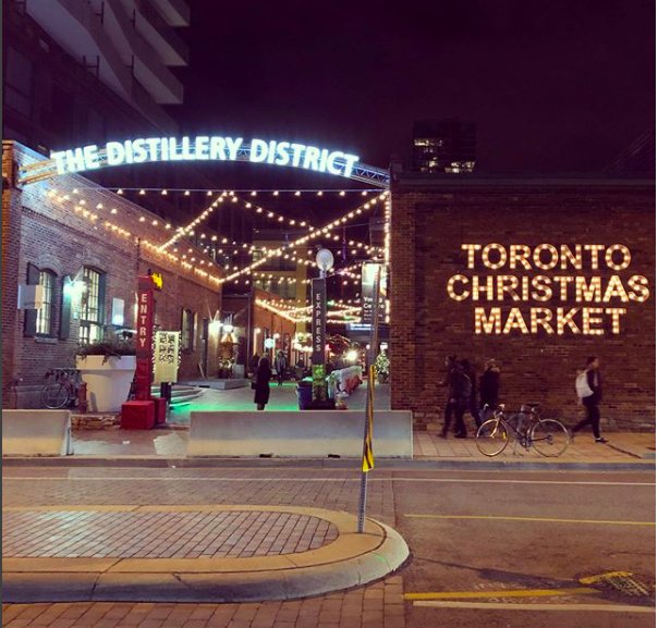 Plenty of festive celebrations are just a streetcar away, including the Distillery District’s Toronto Christmas Market. Sip on mulled wine while admiring the giant Christmas tree. 
📷: <a href="/ohokaykay/">Kay Nguyen</a>
