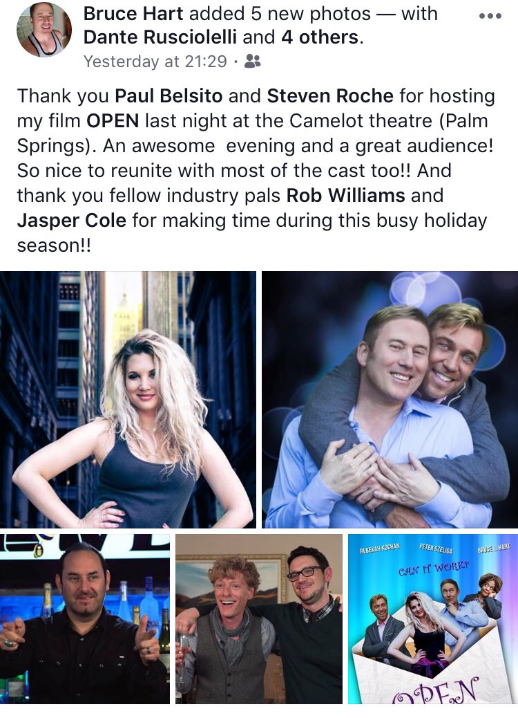 I_PR_THINGS's tweet photo. Movie @BruceLHart #gayactor #Openfilm #PRblurb https://t.co/QaqCiu7MBd
