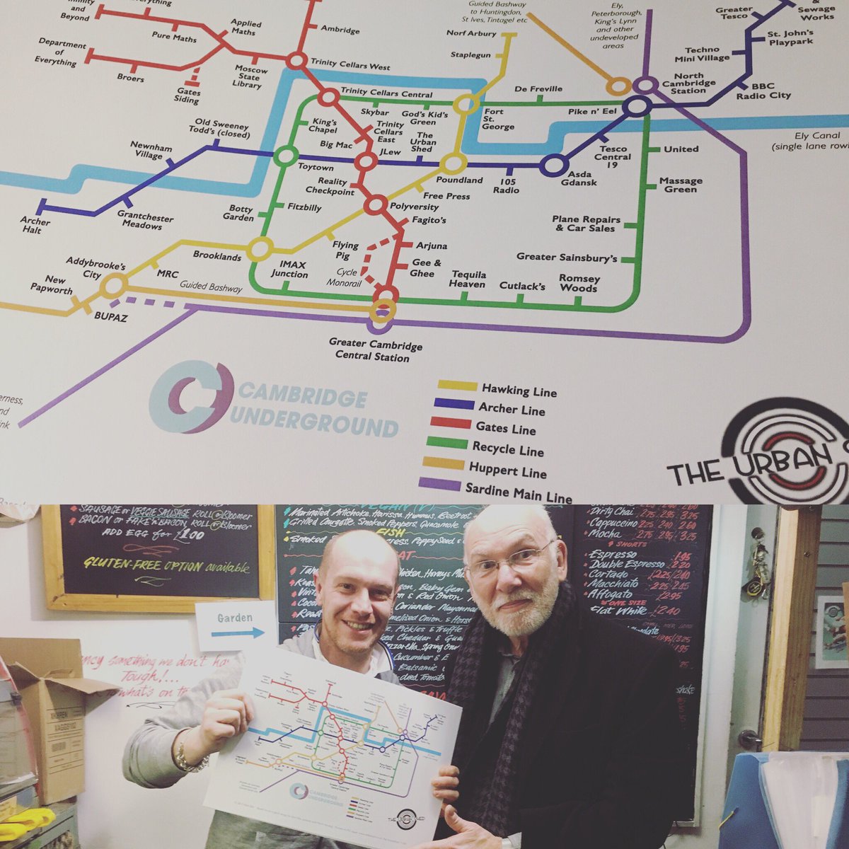 TheUrbanShed's tweet photo. Now we have “shed” personalised cambridge tube maps by the geniuses @beezercards https://t.co/NdJsI9Hy00