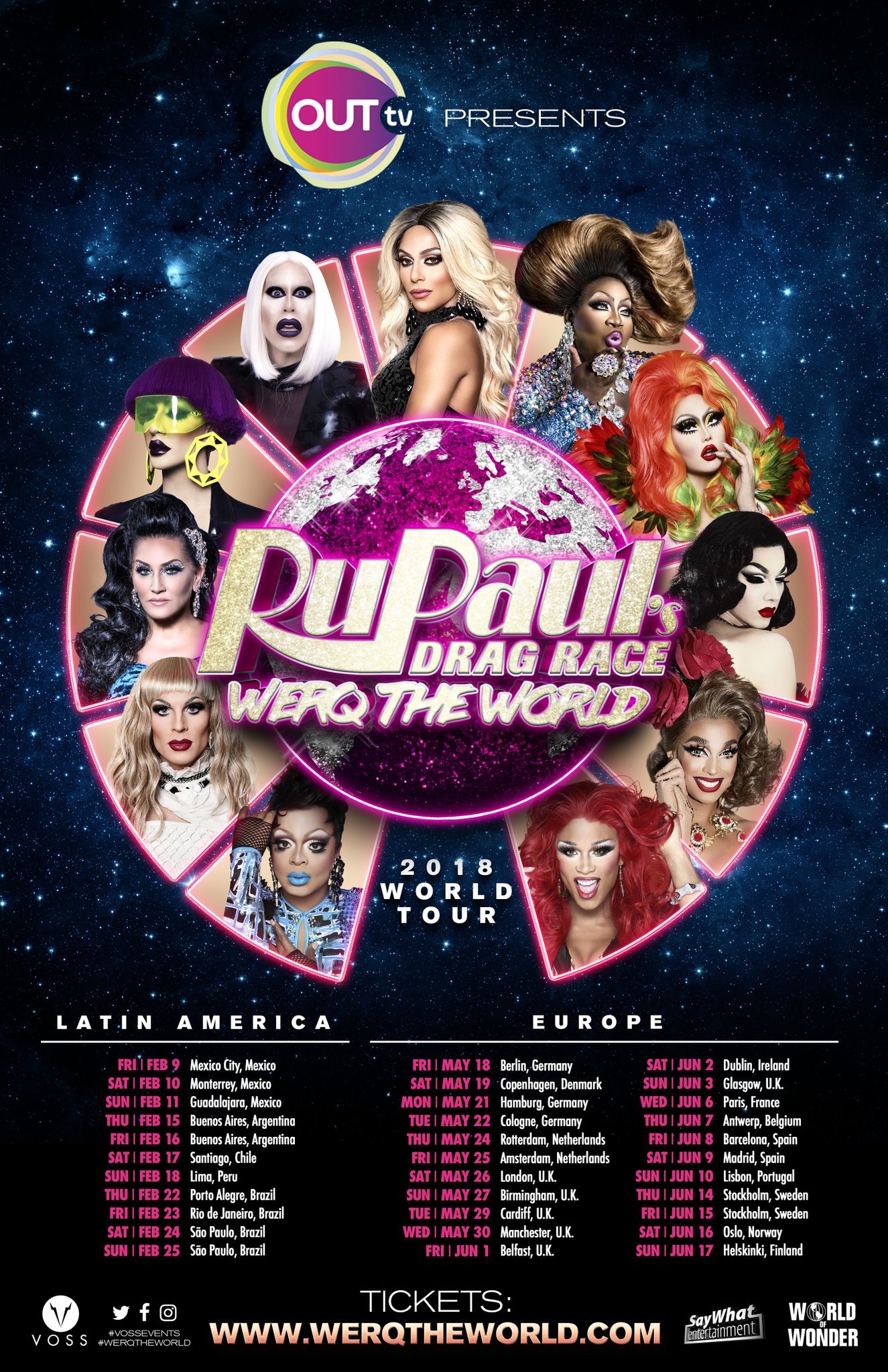 OUTtv Europe on Twitter "WERQ THE WORLD RETURNS IN 2018 TO EUROPE