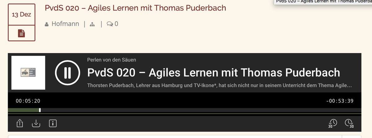 herr_foertsch's tweet image. Podcast zum &quot;Agilen Lernen&quot; mit dem großartigen Thorsten „Thomas“ Puderbach. Endlich mal nachgehört. @tho_pud #Agilität #PvdS