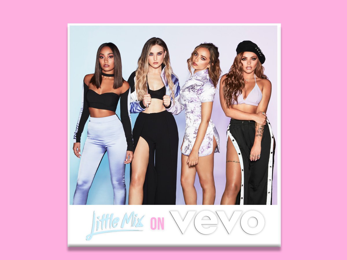 LittleMix's tweet photo. Today is one of those days…when you wanna watch every single official Little Mix video EVER on @Vevo_UK 💖👉 https://t.co/xjAmdEdnWa LM HQ x https://t.co/eliSGxzsoS