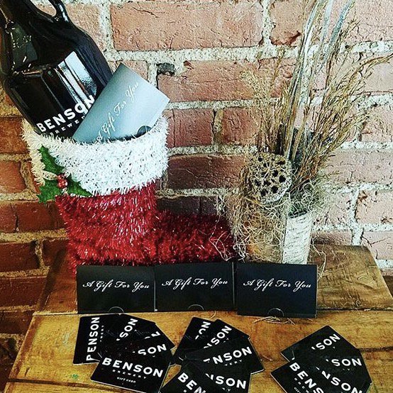 The gift of good food and good beer is always a great idea, we say. Stop in for #BensonBrewery gift cards this week!