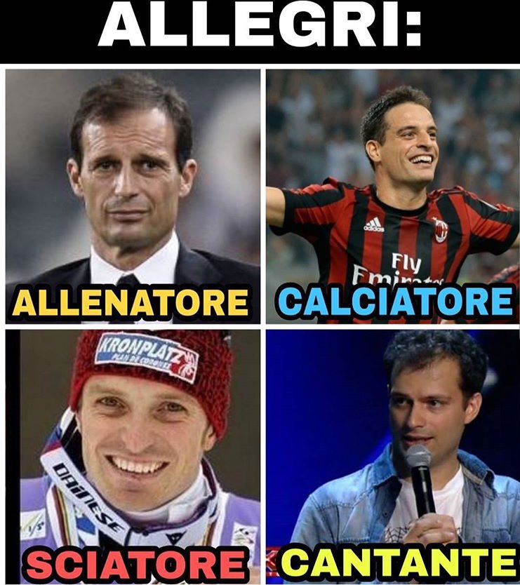 gli autogol on twitter max allegri l uomo con pi sosia al mondo gli autogol on twitter max allegri l uomo con pi sosia al mondo