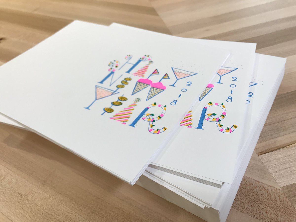 kentbrew's tweet image. Falling in love with Riso printing at the @Pinterest workshop. (These are @sarakahn’s lovely work.)