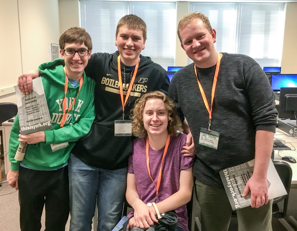 Bill_Barnum's tweet image. Great to have a visit from former @YorkD205 #APComputerScienceA and current college computer science and engineering students.