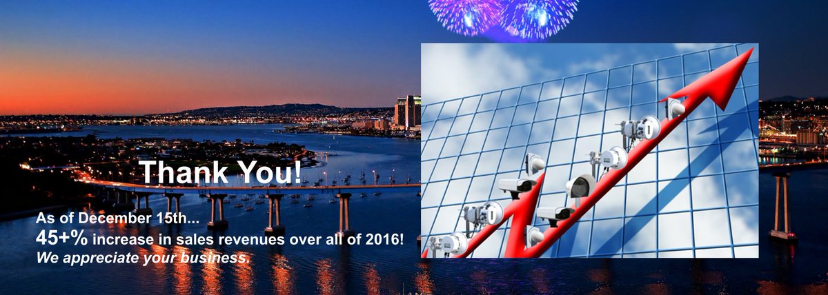 LightPointe (@lightpointecom) on Twitter photo THANK YOU! LightPointe’s 2017 revenues up over 45% over 2016 thanks to broad acceptance of 60 GHz and 80 GHz radios, and world’s first 20 Gbps 80 GHz solution. <a href="/LightPointeCom/">LightPointe</a> @FierceWireless <a href="/CIOonline/">CIO.com</a> <a href="/MCritical/">MageCritical</a> THANK YOU! LightPointe’s 2017 revenues up over 45% over 2016 thanks to broad acceptance of 60 GHz and 80 GHz radios, and world’s first 20 Gbps 80 GHz solution. <a href="/LightPointeCom/">LightPointe</a> @FierceWireless <a href="/CIOonline/">CIO.com</a> <a href="/MCritical/">MageCritical</a>