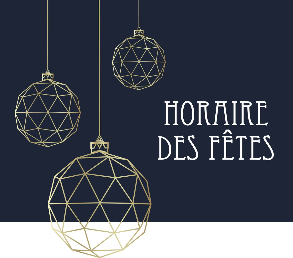 Lachine_MTL's tweet image. 🌲Ouverts ou fermés pendant le temps des Fêtes?
Certains bâtiments municipaux sont fermés du 22 décembre au 2 janvier tandis que d'autres affichent un horaire spécial.
bit.ly/2BerHAt