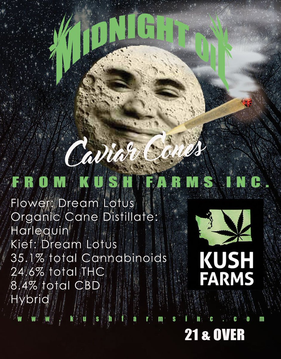 kushfarmsInc's tweet photo. Now available From @kushfarmsInc !!
#i502 #washingtonweed #dragonweed #kushfarmsinc #theherbery #midnightoil #relax #weed #420 #i502producers #cones #earthy #kush #smoke #weedmemes #high #caviarcone #nwweed #weedfeed #CannabisCommunity #vanweed #Midnightoil #funtimes https://t.co/zKUuNO69YO