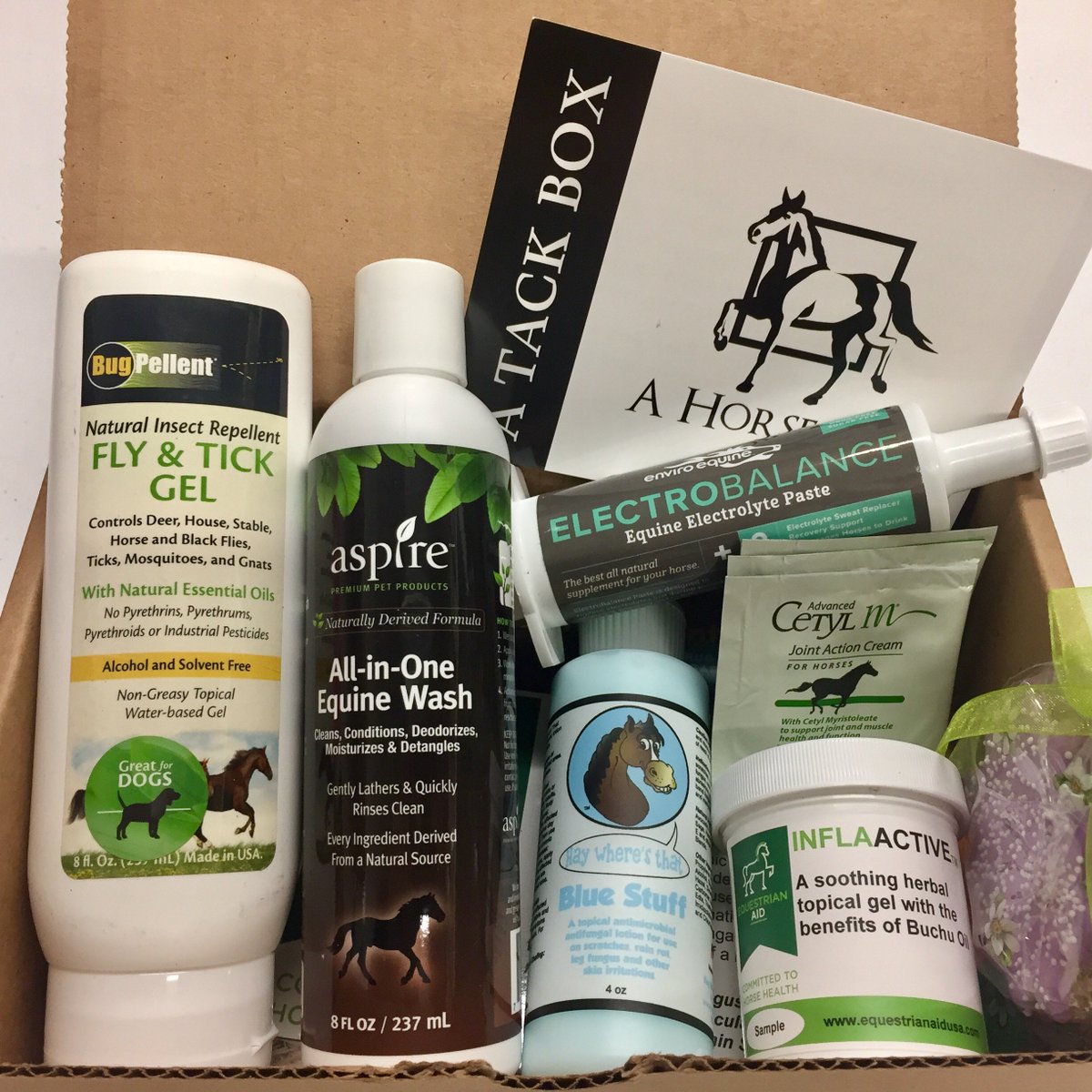 If you’re still looking for the perfect gift for the special equestrian or horse in your life, it’s time to order A Tack Box! These one-time boxes are packed with everyday essentials great to have around the barn. Order by Dec 20th for holiday delivery: ahorsebox.com/sign-up.html.