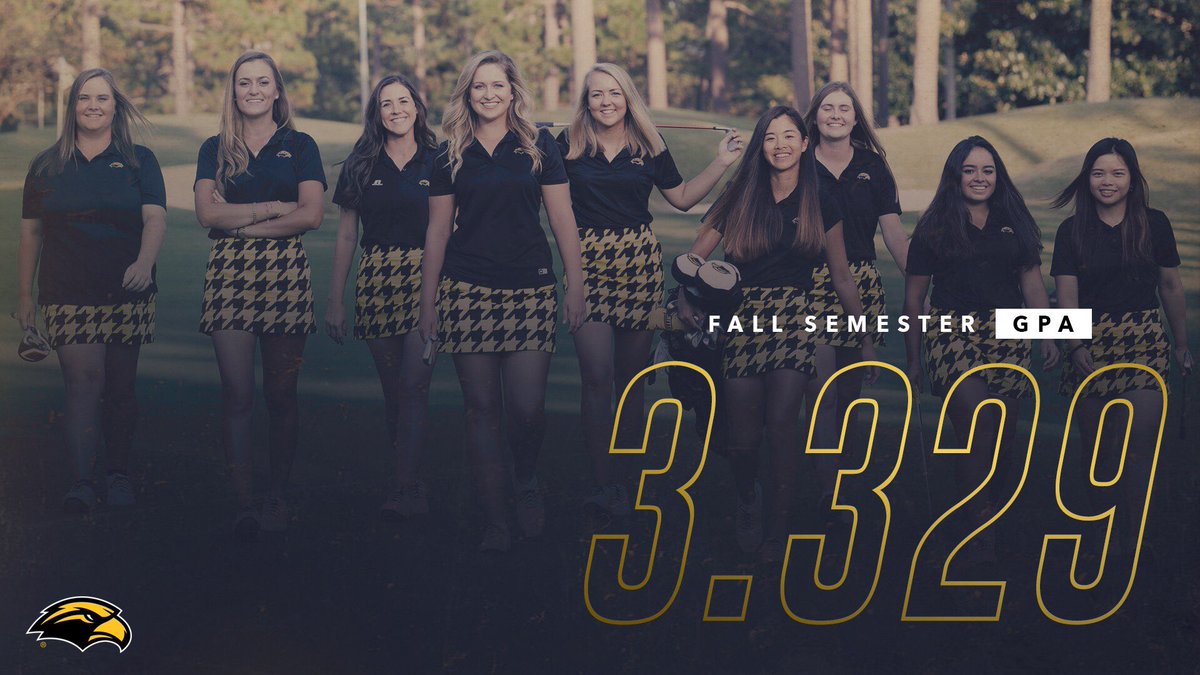 SouthernMissWG's tweet image. Getting it done in the classroom, on the course, and in the community! And big congrats to our 4.0 ladies - Kayla, Val and Ping!