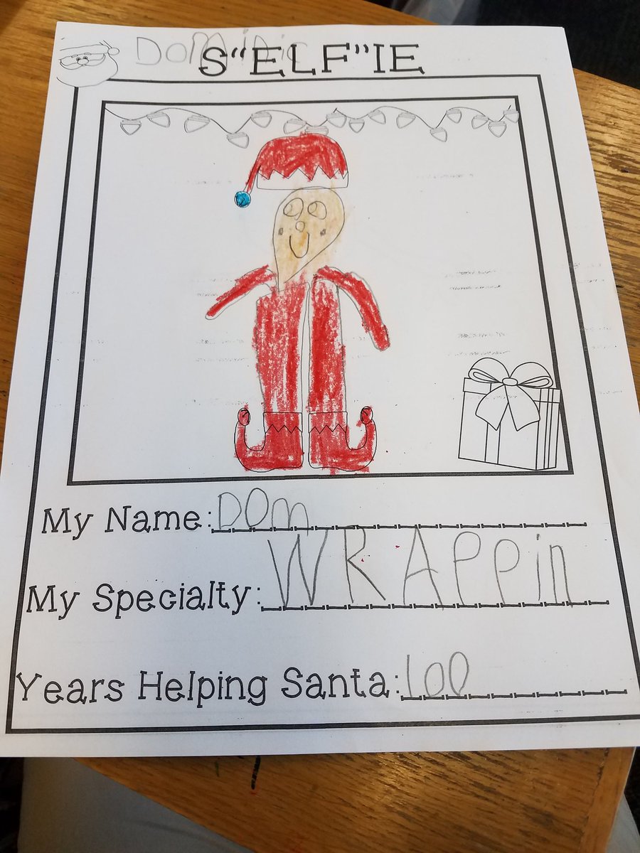 kellyswadling's tweet photo. Having a little fun with our holiday read alouds #elfapplications #selfies @Newark_PS @AmandaQuku1 #NCSDLearns https://t.co/YFIBOyx09m