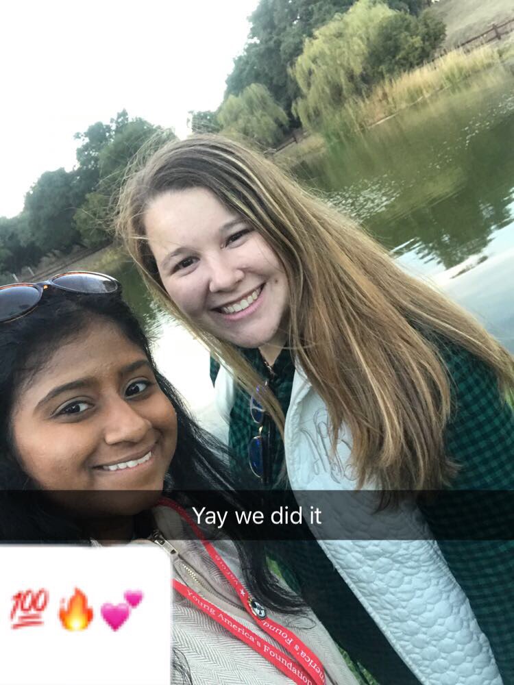 FIUYAF1's tweet photo. #RT @yaf: RT @morgancbailey14: It also includes hitting a 100 day snap streak with my best friend @AparnaS_18 #YearofYAF https://t.co/1xrgVrOSMa