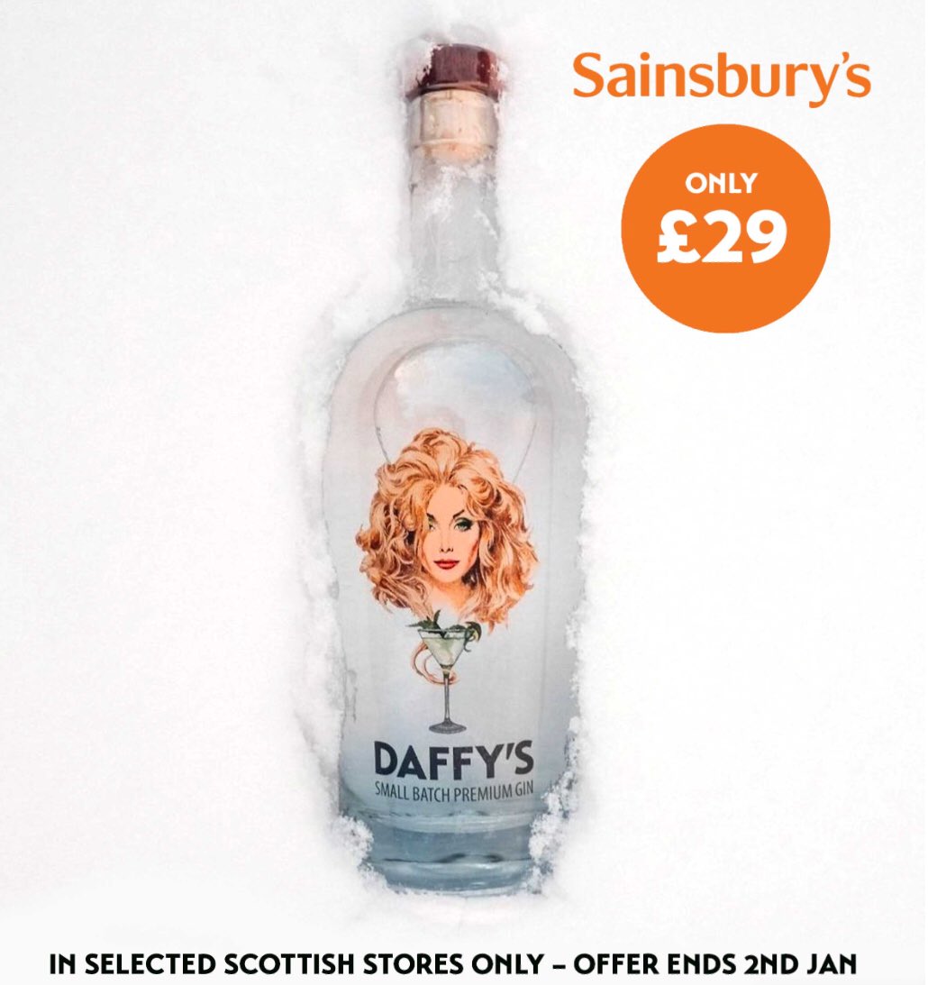 Daffys Gin (@daffysgin) on Twitter photo We are on offer in Scottish <a href="/sainsburys/">Sainsbury's</a> at the moment! Grab a couple of bottles just time for Christmas! 🎄🍸🎄
#HappyChristmas #GINglebells #Bargains We are on offer in Scottish <a href="/sainsburys/">Sainsbury's</a> at the moment! Grab a couple of bottles just time for Christmas! 🎄🍸🎄
#HappyChristmas #GINglebells #Bargains