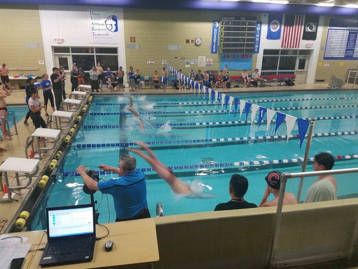 SAVHSActivities's tweet photo. For the first time in decades, there is a home boys swim meet at St Anthony tonight! #GoHuskies #TMCPride https://t.co/WXhsRTevSZ