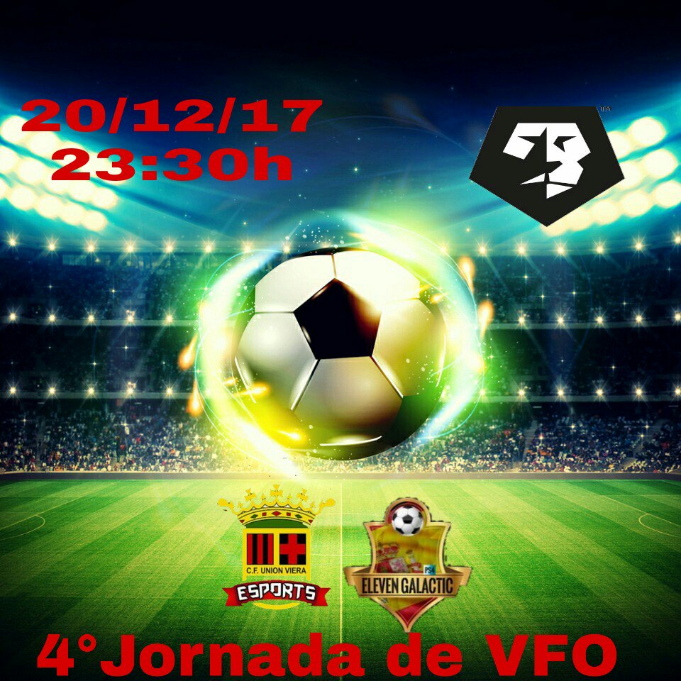 Brawc_Gaming's tweet photo. 4°Jornada de @VFOspain 
6°B

@UVieraEsports 🆚 @Eleven_Galactic 

Mucha suerte al rival.

E.Oficial: @CFUNIONVIERA https://t.co/FDvibMUkEY