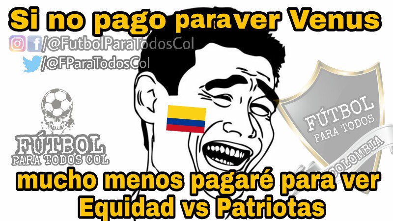 FParaTodosCol's tweet photo. #ElFutbolEsPublicoNoPremium #PagaraSuMadre https://t.co/j1rLgdH5fK