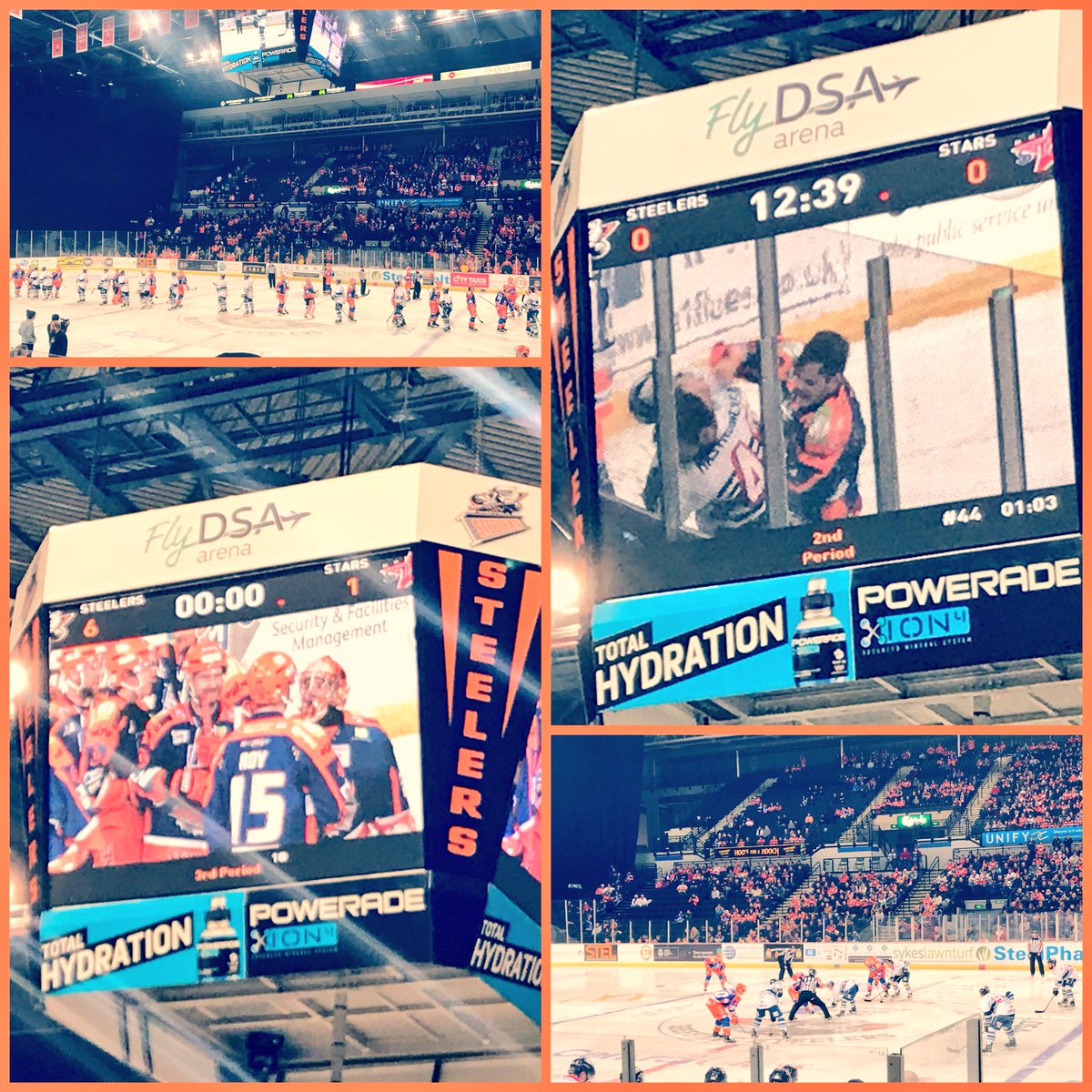 mrymgrlll's tweet photo. I never knew that ice hockey is the most exciting sport in the world!I am officially a @steelershockey fan from now on!π #sheffieldsteelers #sheffieldkiss #sheffielddance @dowdy75 #hulk #Franssila @CertainlyMags37 @FitzyG28 @Oconnor81ben81 #mathieuroy #thekingofsheffield https://t.co/WqQq2l0RnH