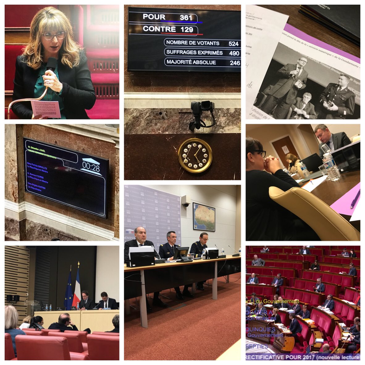 MIRALLESMP's tweet photo. QOSD, Réunion de groupe, QAG, Commission Défense, Audition Cybersécurité, et séance dans l’hémicycle projet de loi de finances rectificative pour 2017 (nouvelle lecture) #PLFR2017 @LaREM_AN https://t.co/EJcpnfuvdU