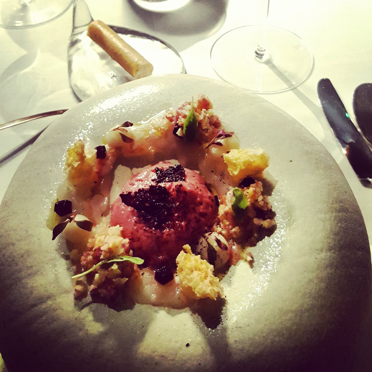 Smitz_A's tweet photo. Some fine food and wines with impeccable service @square_rest this evening #michelinstar #Foodie https://t.co/8GivkLoUdS