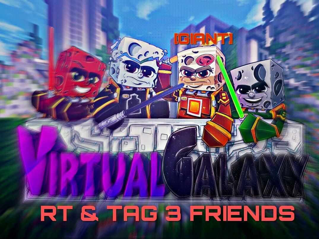 VirtualGalaxyPE's tweet photo. RANK GIVEAWAY - GIANT RANK for 3 months

Worth over $50!
Details : https://t.co/v7MuK2a43l

Requirements:
- Follow @VirtualGalaxyPE 
- Retweet
- Tag at least 3 friends!

Ends 1 Day before Release! https://t.co/47RazDBviG