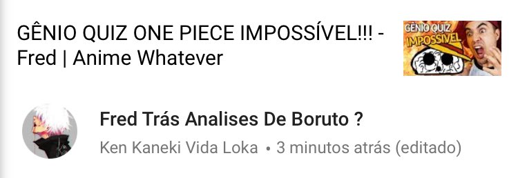 GÊNIO QUIZ ONE PIECE IMPOSSÍVEL!!! - Fred